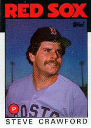 1986 Topps Baseball Cards      091      Steve Crawford